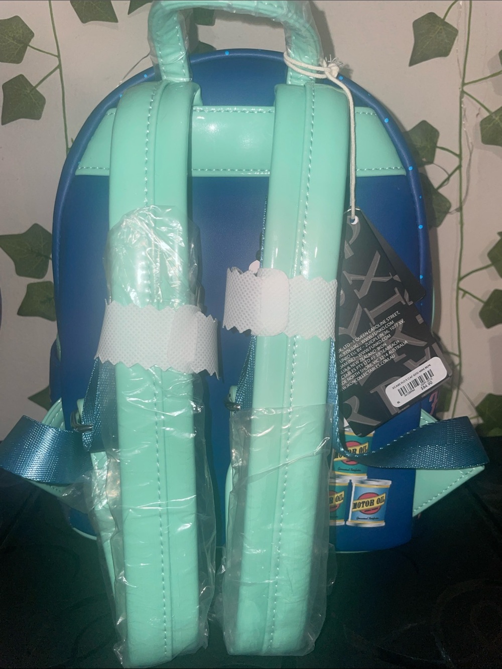Loungefly Disney Pixar Cars Flo’s V8 Cafe Glow-In-The-Dark Mini Backpack - Picture 5 of 7